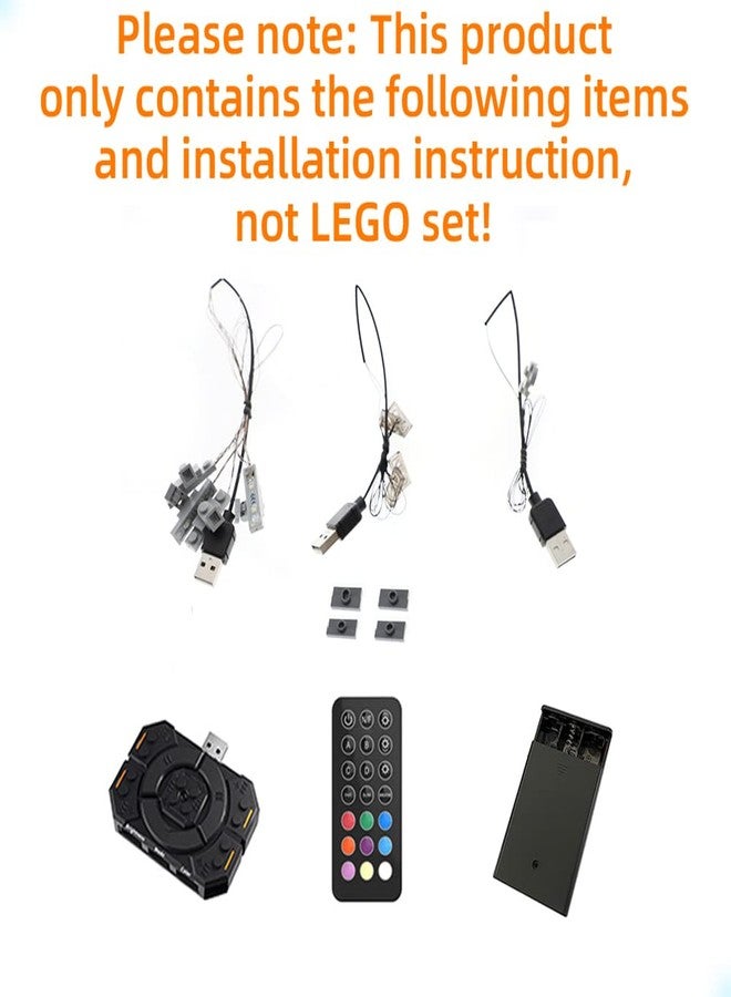 GEAMENT LED Light Kit (Remote Control) Compatible with Lego Empire State Building - Lighting Set for Architecture 21046 (Model Set Not Included) - Image 3